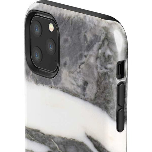 Grey Marbling iPhone 11 Pro Max Impact Case