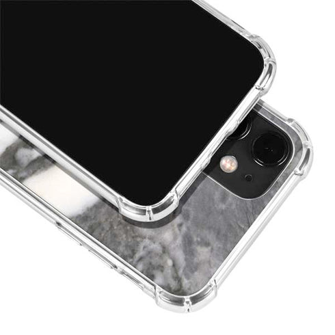 Grey Marbling iPhone 12 Mini Clear Case