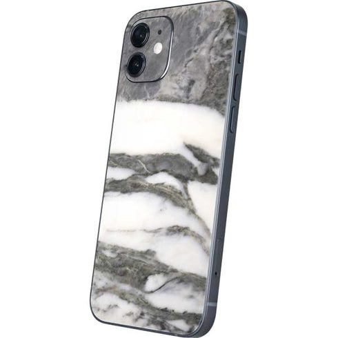 Grey Marbling iPhone 12 Mini Skin