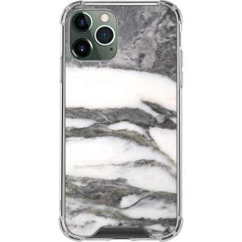 Grey Marbling iPhone 12 Pro Clear Case