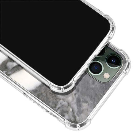 Grey Marbling iPhone 12 Pro Clear Case
