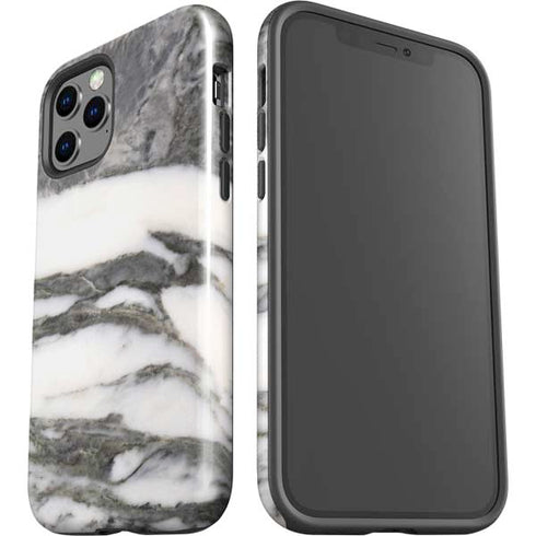 Grey Marbling iPhone 12 Pro Impact Case