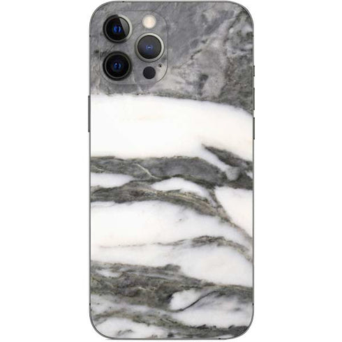 Grey Marbling iPhone 12 Pro Max Skin