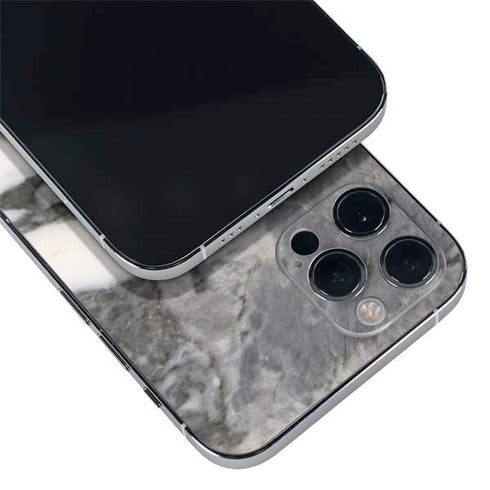 Grey Marbling iPhone 12 Pro Max Skin