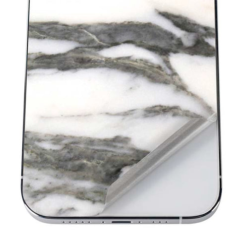 Grey Marbling iPhone 12 Pro Skin