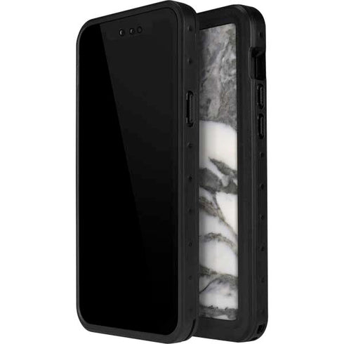 Grey Marbling iPhone 12 Pro Waterproof Case