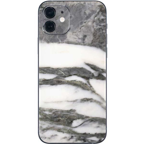 Grey Marbling iPhone 12 Skin