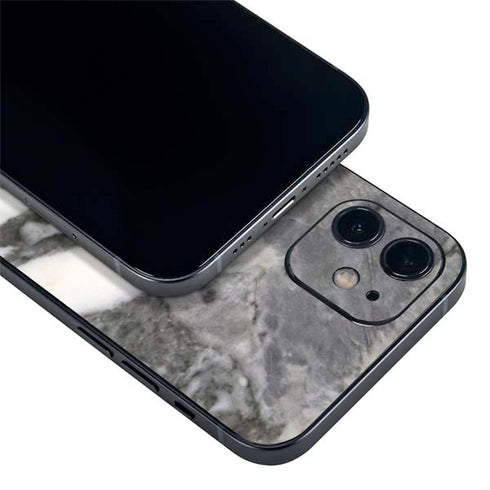 Grey Marbling iPhone 12 Skin