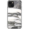 Grey Marbling iPhone 13 Clear Case