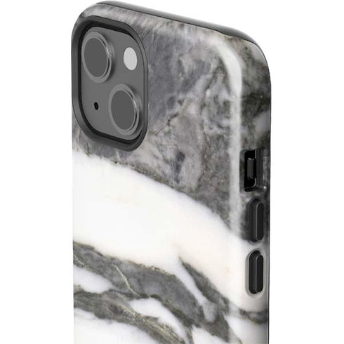 Grey Marbling iPhone 13 Impact Case