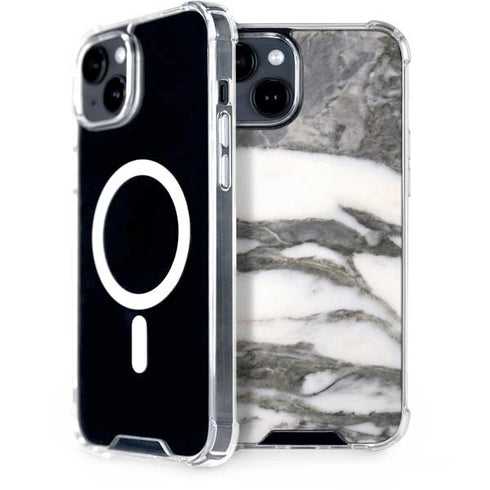 Grey Marbling iPhone 13 MagSafe Case