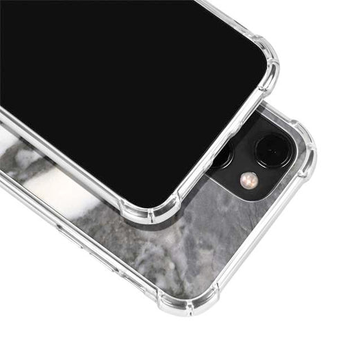 Grey Marbling iPhone 13 Mini Clear Case
