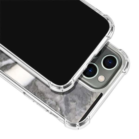 Grey Marbling iPhone 13 Pro Clear Case