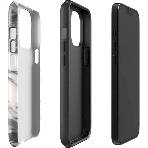 Grey Marbling iPhone 13 Pro Impact Case
