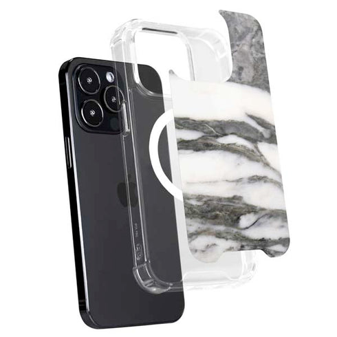 Grey Marbling iPhone 13 Pro MagSafe Case