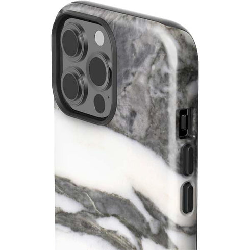 Grey Marbling iPhone 13 Pro Max Impact Case
