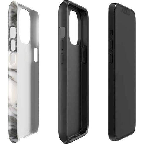 Grey Marbling iPhone 13 Pro Max Impact Case