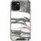 Grey Marbling iPhone 14 Clear Case