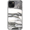 Grey Marbling iPhone 14 Plus Clear Case
