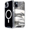 Grey Marbling iPhone 14 Plus MagSafe Case