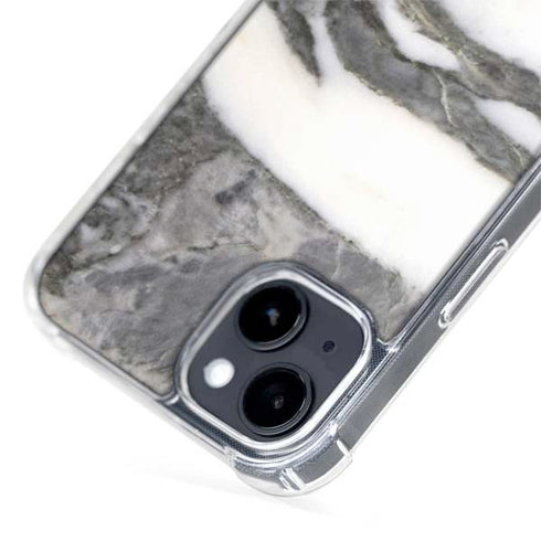 Grey Marbling iPhone 15 Plus MagSafe Case