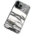 Grey Marbling iPhone 14 Pro Clear Case
