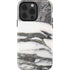 Grey Marbling iPhone 15 Pro Impact Case