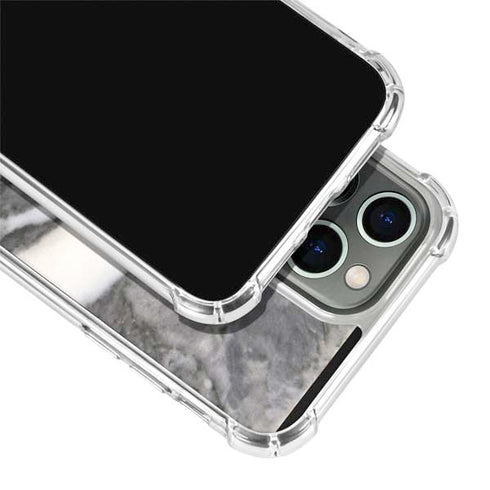 Grey Marbling iPhone 14 Pro Max Clear Case