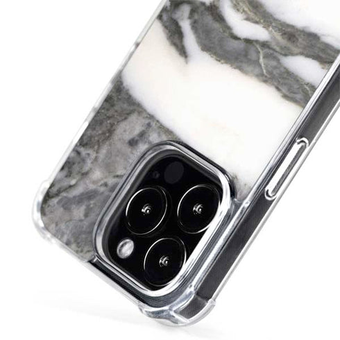Grey Marbling iPhone 15 Pro Max MagSafe Case