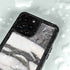 Grey Marbling iPhone 14 Pro Max Waterproof Case