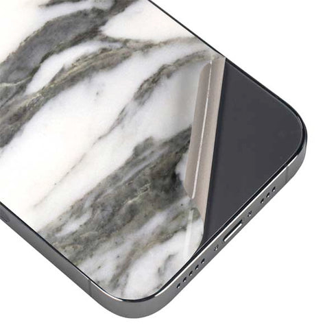 Grey Marbling iPhone 14 Pro Skin