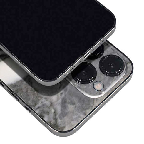 Grey Marbling iPhone 14 Pro Skin
