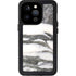 Grey Marbling iPhone 14 Pro Waterproof Case