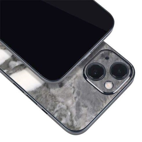 Grey Marbling iPhone 14 Skin