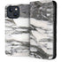 Grey Marbling iPhone 15 Plus Folio Case