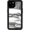 Grey Marbling iPhone 15 Plus Waterproof Case