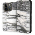 Grey Marbling iPhone 15 Pro Folio Case
