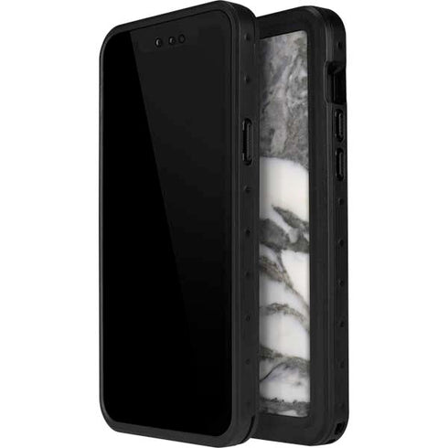 Grey Marbling iPhone 15 Waterproof Case