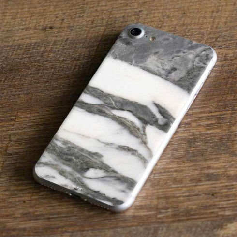 Grey Marbling iPhone 7 Skin
