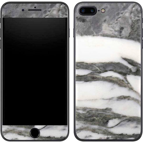 Grey Marbling iPhone 8 Plus Skin