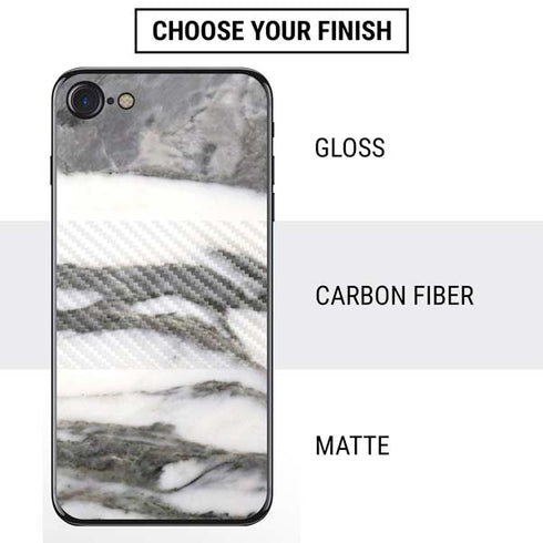 Grey Marbling iPhone SE (2nd & 3rd Gen) Skin