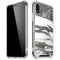 Grey Marbling iPhone XR Clear Case