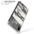 Grey Marbling iPhone XR Clear Case