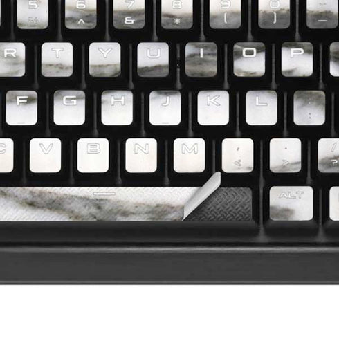 Grey Marbling K95 RGB PLATINUM Mechanical Gaming Keyboard Skin