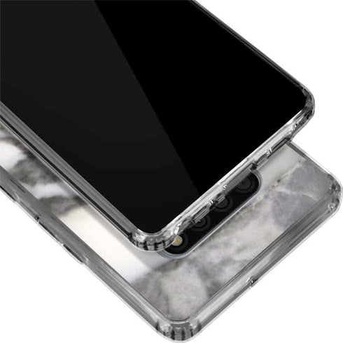 Grey Marbling LG Stylo 6 Clear Case