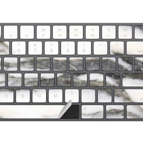 Grey Marbling Magic Keyboard with Numeric Keypad Skin
