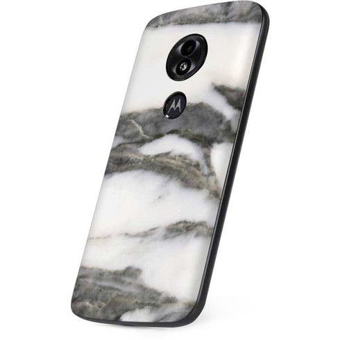 Grey Marbling Moto E5 Play Skin