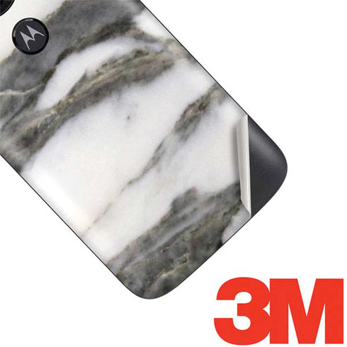 Grey Marbling Moto E5 Play Skin