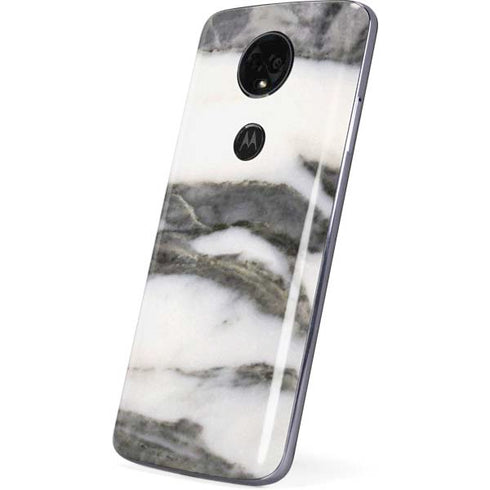 Grey Marbling Moto E5 Plus Skin