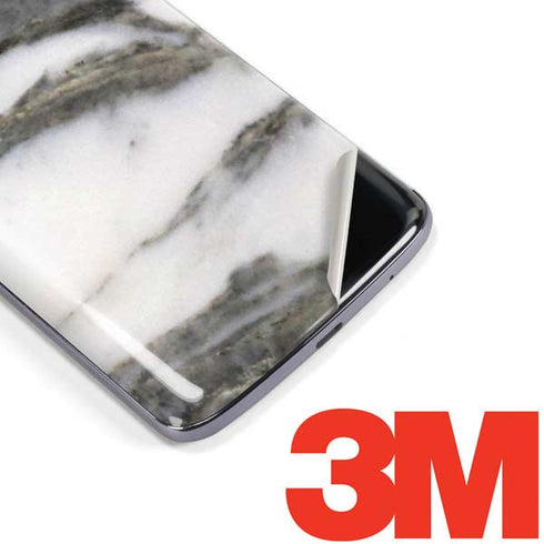 Grey Marbling Moto E5 Plus Skin